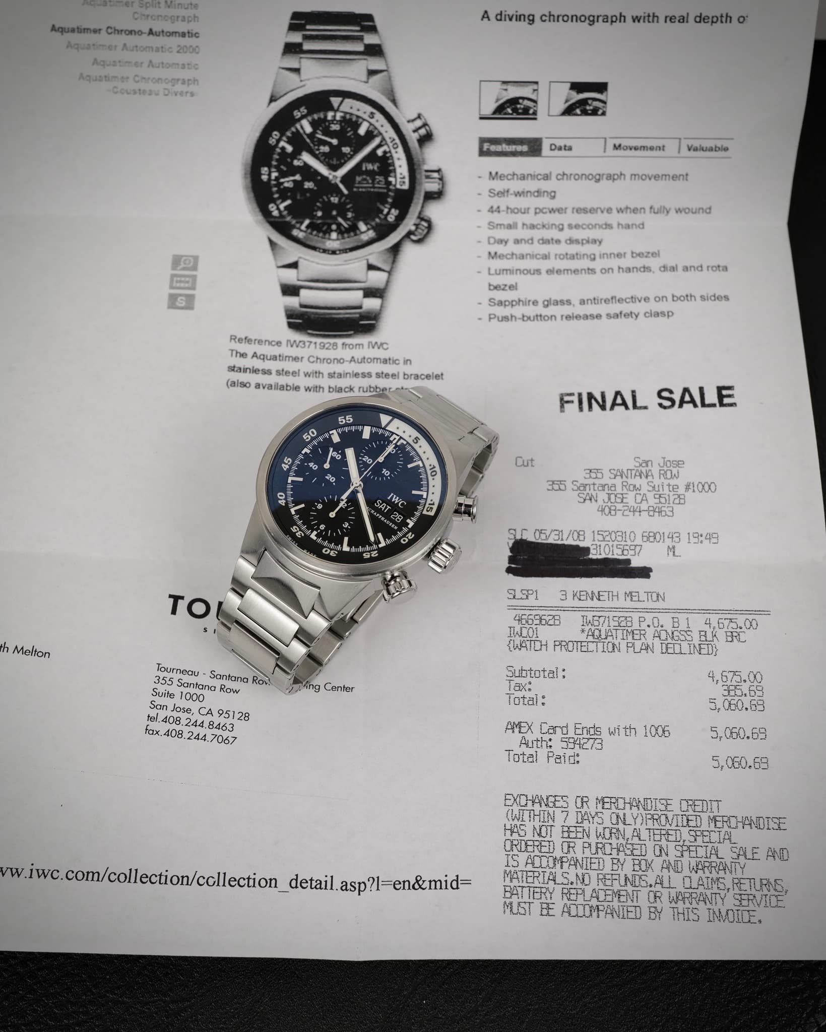 IWC Aquatimer Chronograph — photo 13