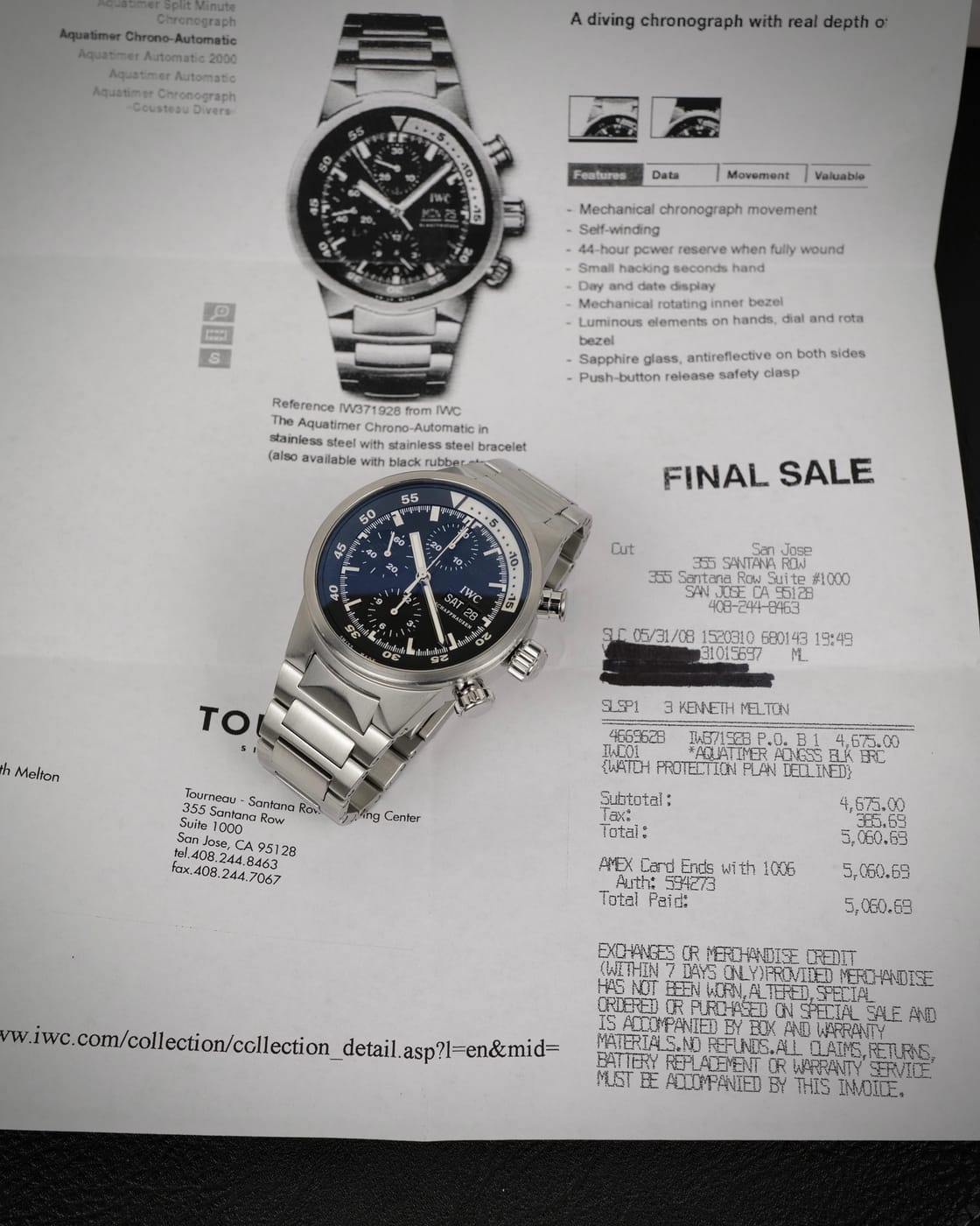 IWC Aquatimer Chronograph — photo 13